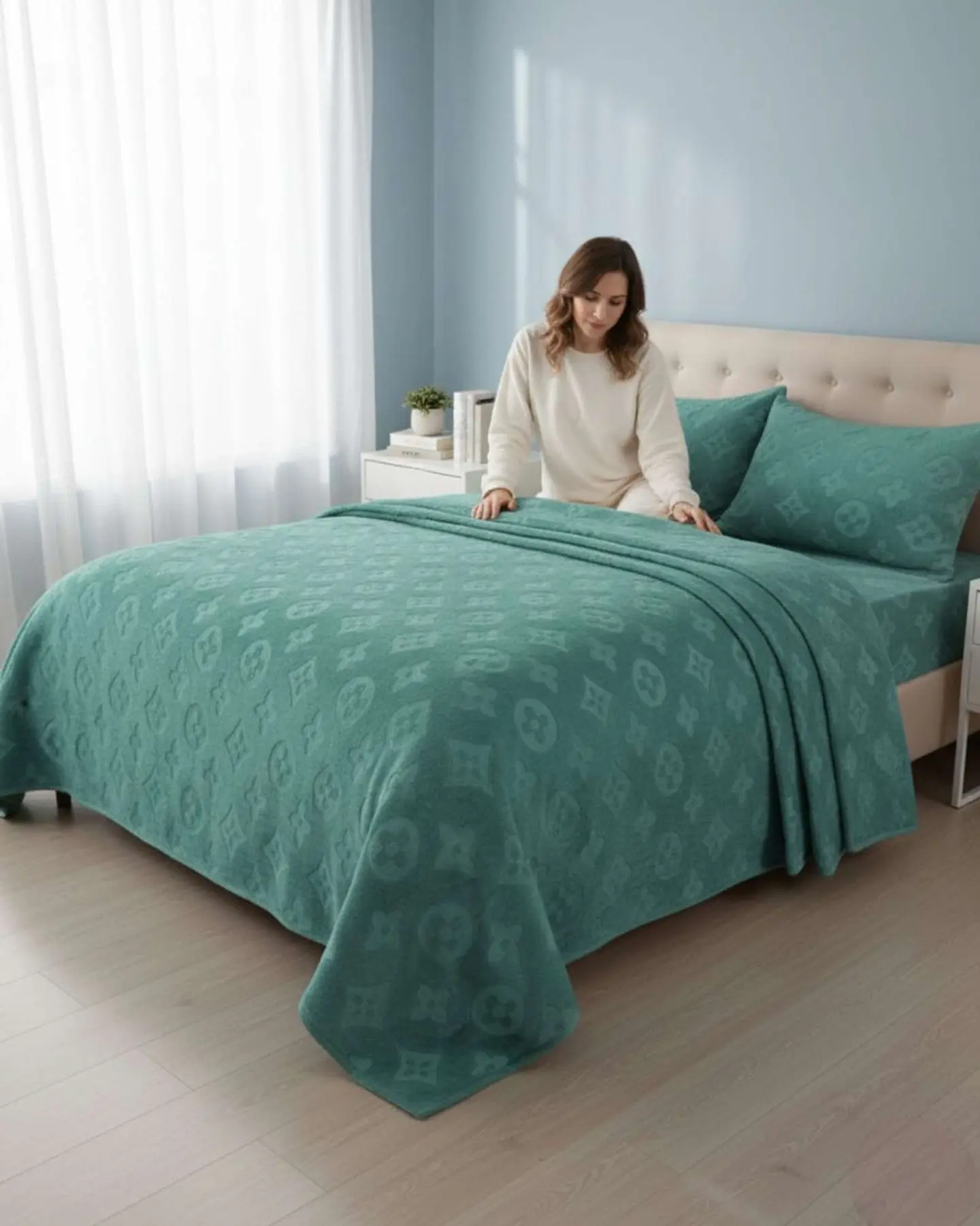 Sabanas Polar Plush King Termicas Invierno Ultra Suave 4