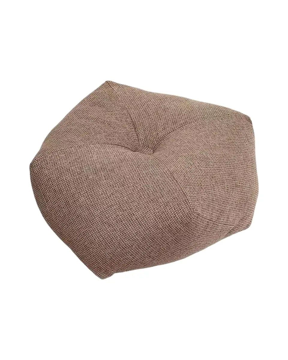 Set de 2 Puff Sofa Decorativo De Piso 50cm Estética Contemporánea 3