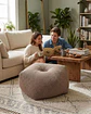 Set de 4 Puff Sofa Decorativo De Piso 50cm Estética Contemporánea - Miniatura 5