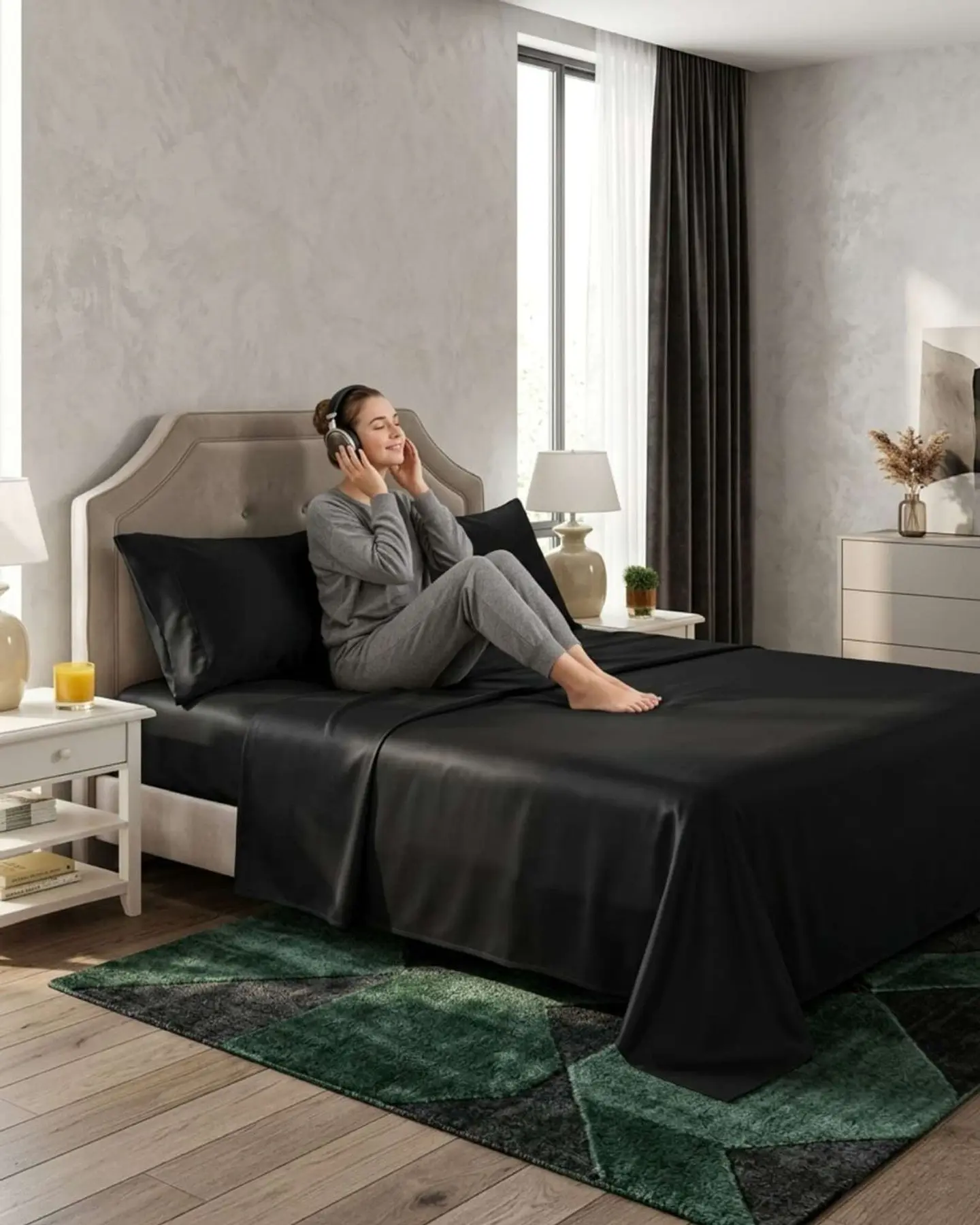 Juego de Sábanas 1,5 plazas Resistencia y Elegancia para tu Descanso Diario 2