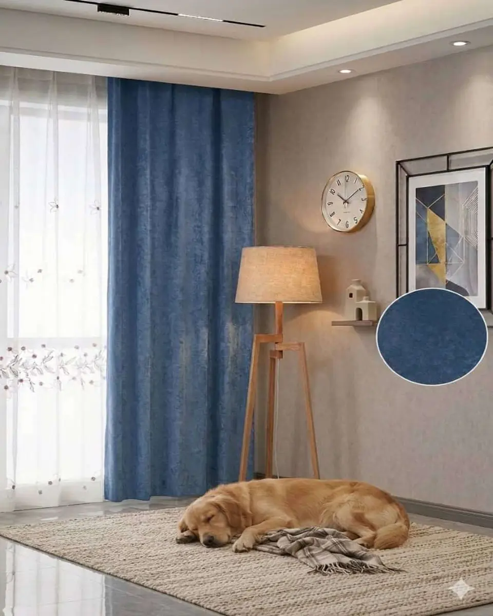 Juego de Cortinas Velvet Aterciopelada 2 Paños 140x230 cm 1