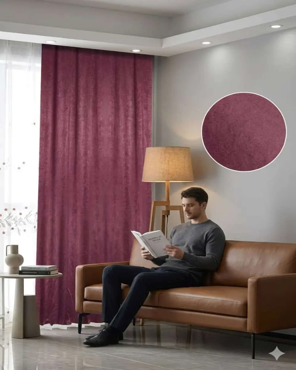 Juego de Cortinas Velvet Aterciopelada 2 Paños 140x230 cm 1