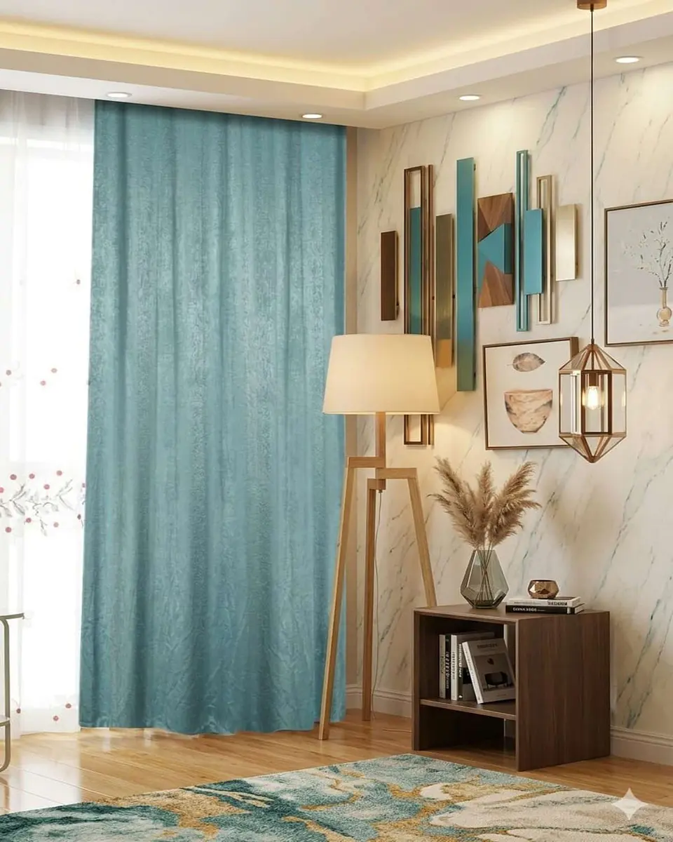 Juego de Cortinas Velvet Aterciopelada 2 Paños 140x230 cm 1