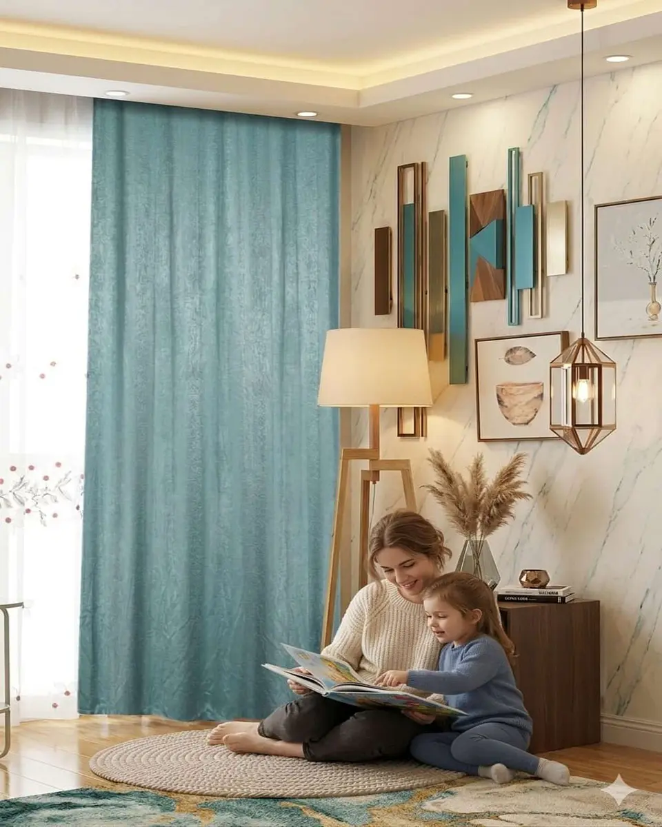 Juego de Cortinas Velvet Aterciopelada 2 Paños 140x230 cm 2