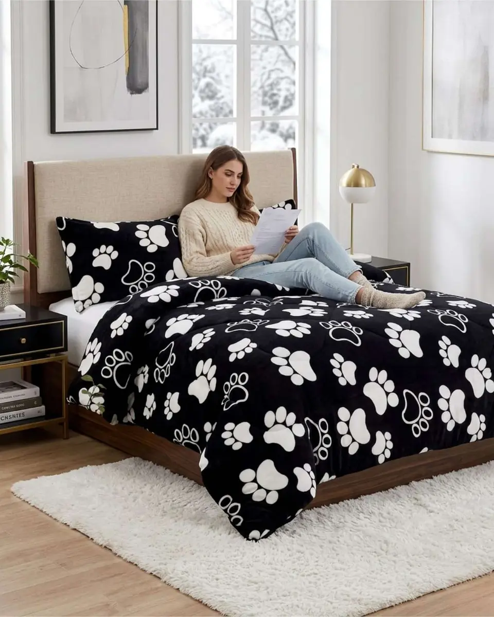 Cubrecama Plush 2 Plazas con Chiporro Térmico Extra Suave Invierno 2