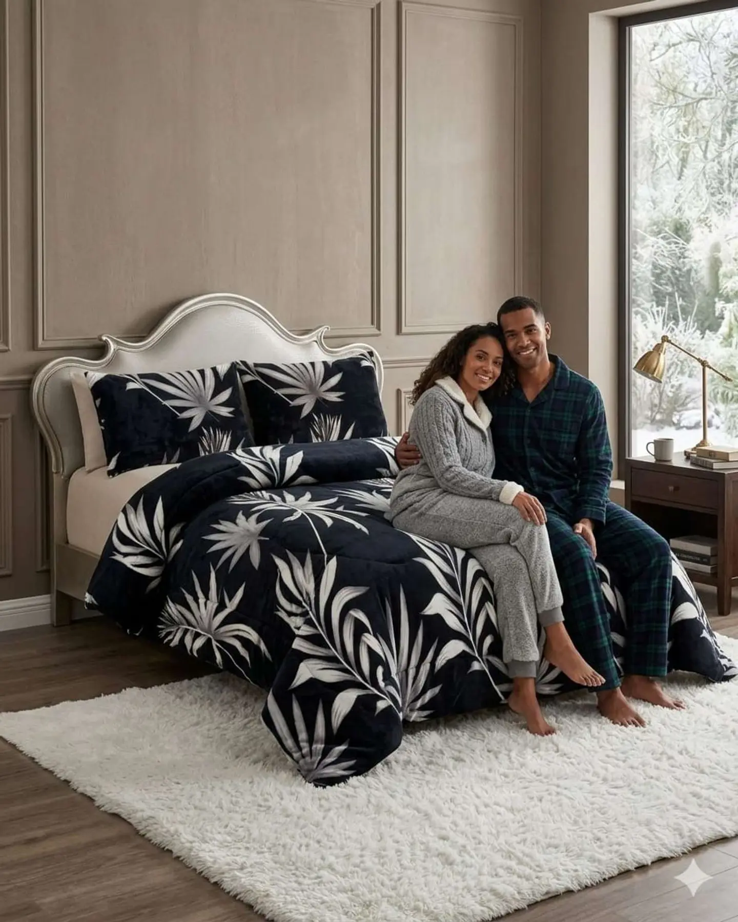 Cubrecama Plush 2 Plazas con Chiporro Térmico Extra Suave Invierno 3