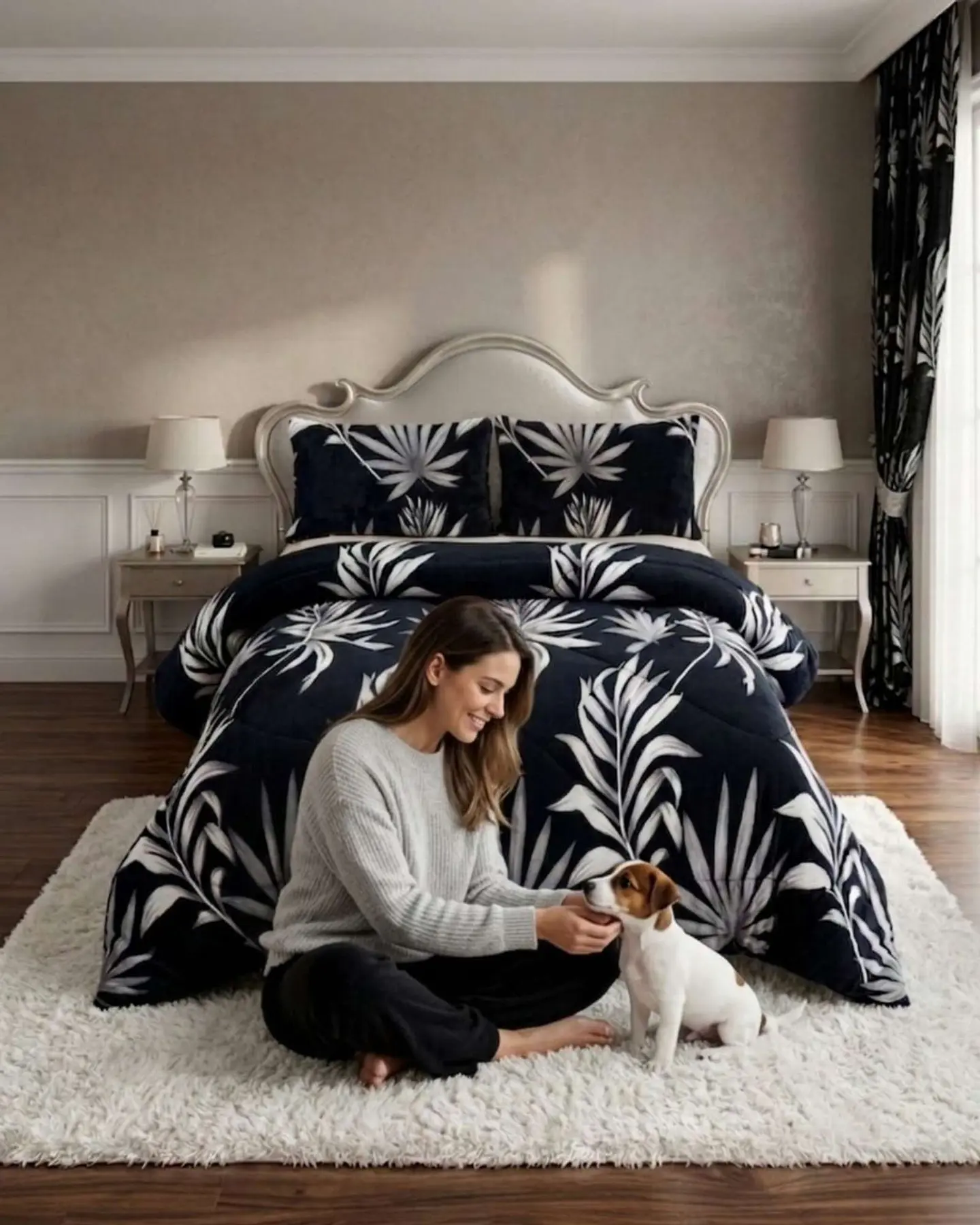 Cubrecama Plush 2 Plazas con Chiporro Térmico Extra Suave Invierno 6