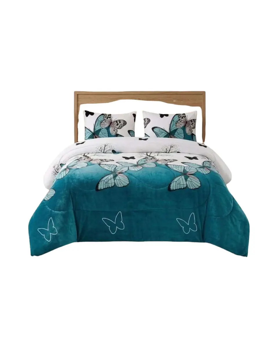 Cubrecama Plush 2 Plazas con Chiporro Térmico Extra Suave Invierno 5