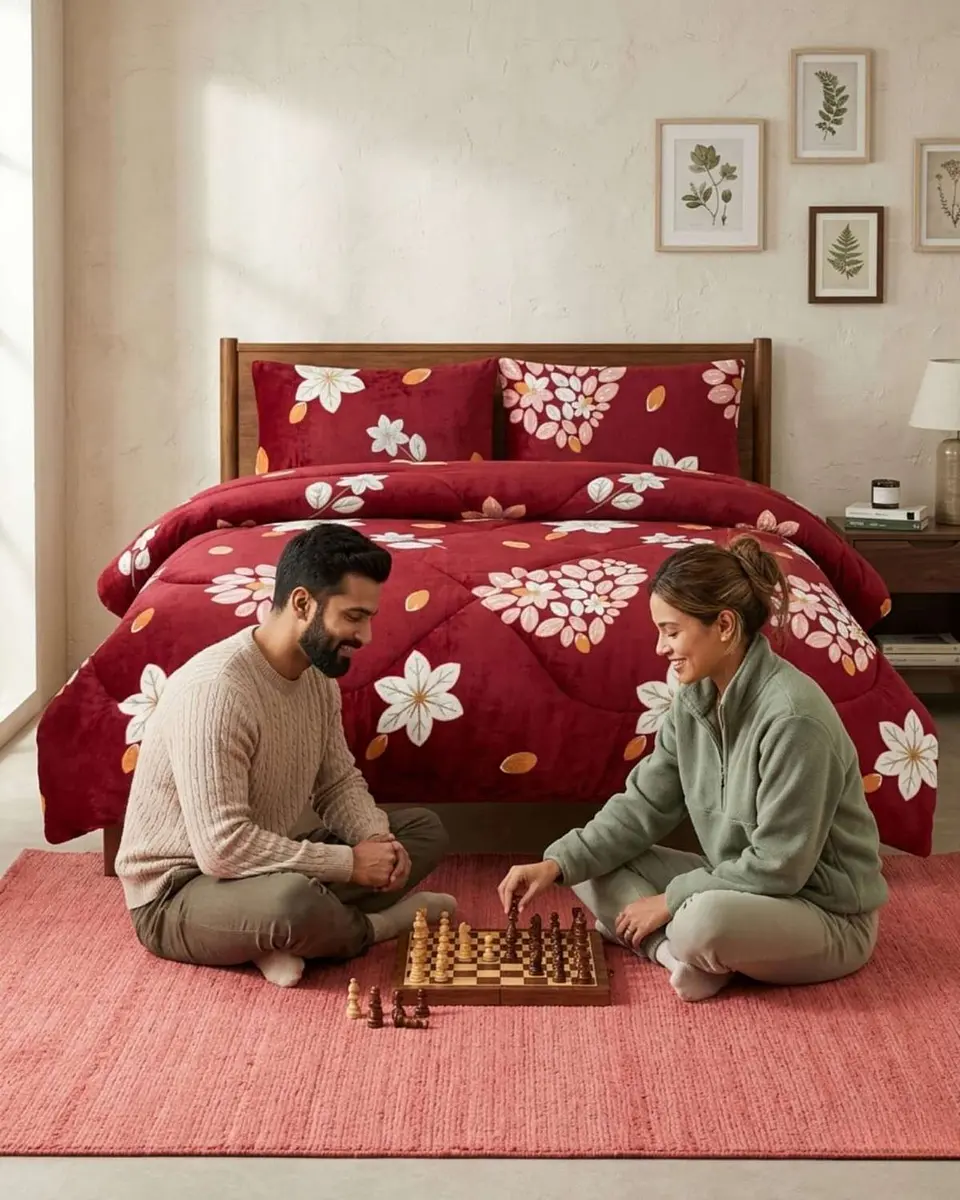 Cubrecama Plush 2 Plazas con Chiporro Térmico Extra Suave Invierno 3