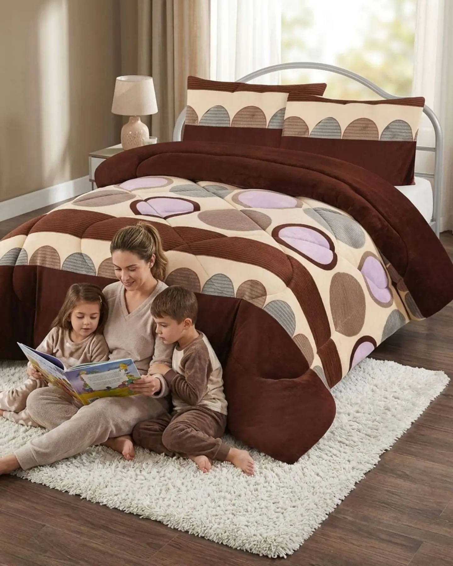 Cubrecama Plush 2 Plazas con Chiporro Térmico Extra Suave Invierno 2