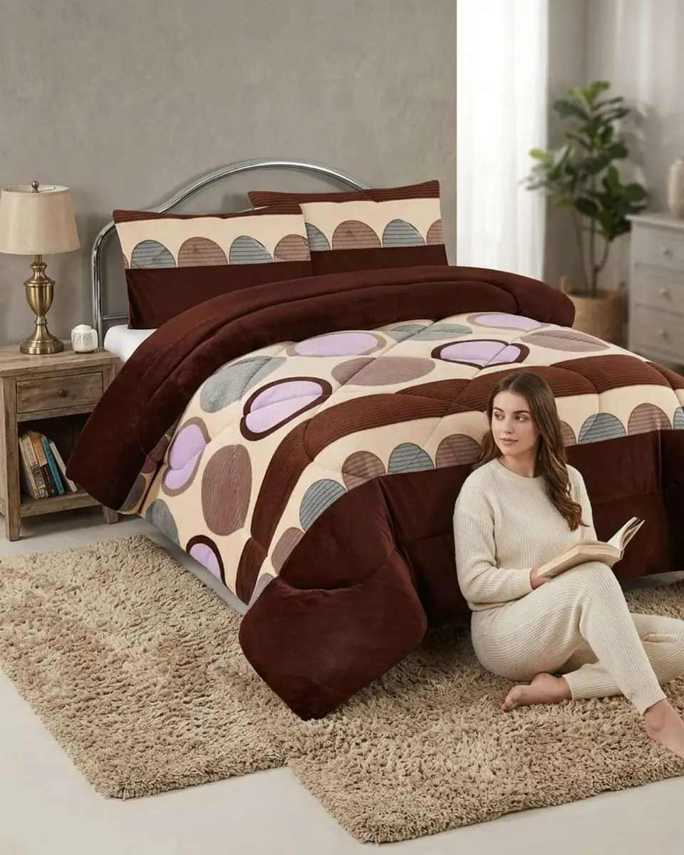 Cubrecama Plush 2 Plazas con Chiporro Térmico Extra Suave Invierno 3