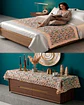 Piecera de Cama Estilo Bohemio con Encaje - Multiuso 80x200 cm - Miniatura 3
