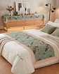 Piecera de Cama Estilo Bohemio con Encaje - Multiuso 80x200 cm - Miniatura 1