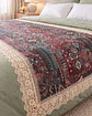 Piecera de Cama Estilo Bohemio con Encaje - Multiuso 80x200 cm - Miniatura 1