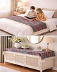 Piecera de Cama Estilo Bohemio con Encaje - Multiuso 80x200 cm - Miniatura 3