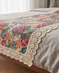 Piecera de Cama Estilo Bohemio con Encaje - Multiuso 80x200 cm - Miniatura 4
