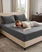 Protector de colchon Impermeable 2 plazas color gris - Miniatura 1