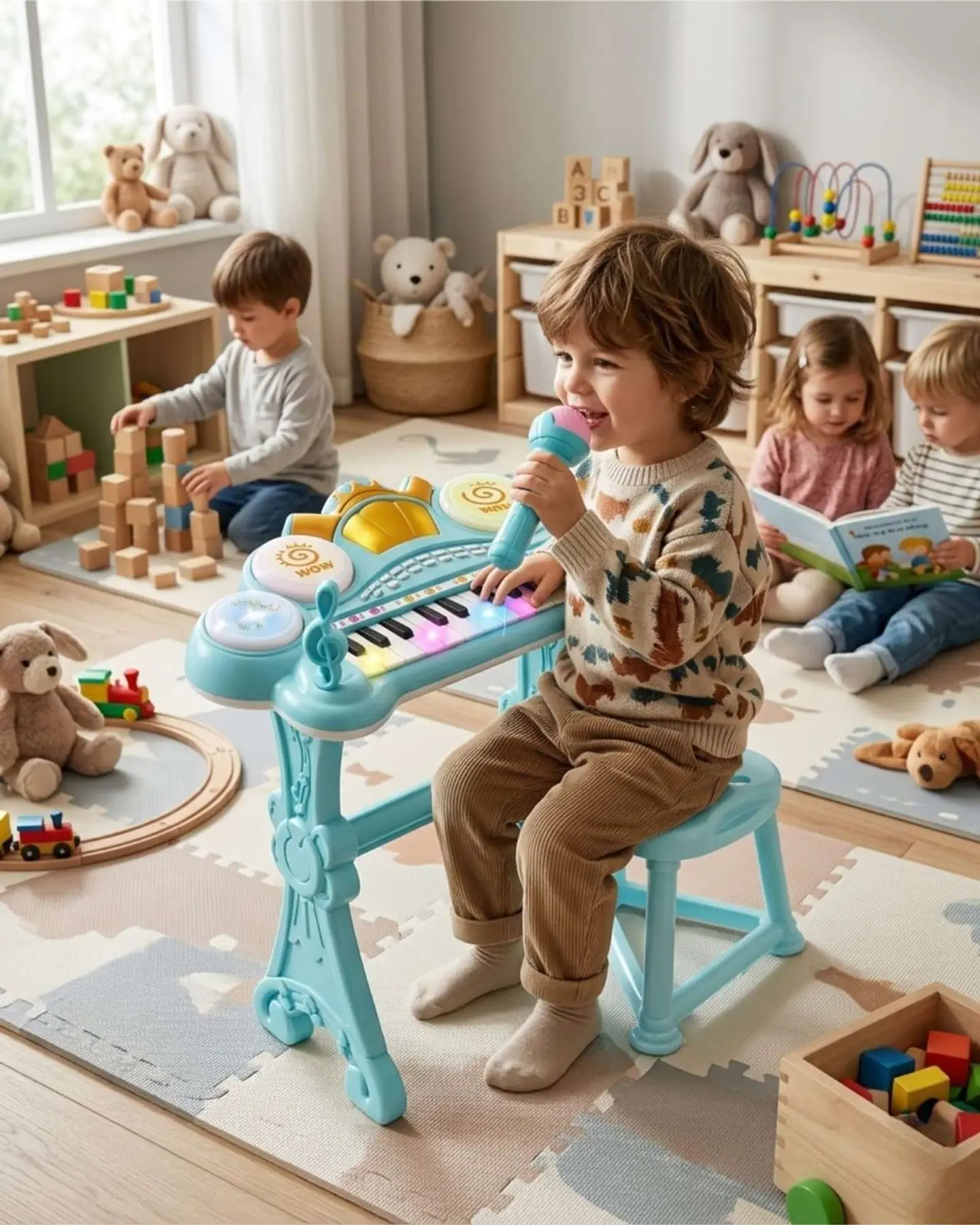 iano Musical Electrónico Diversión y Aprendizaje 3 en 1 1