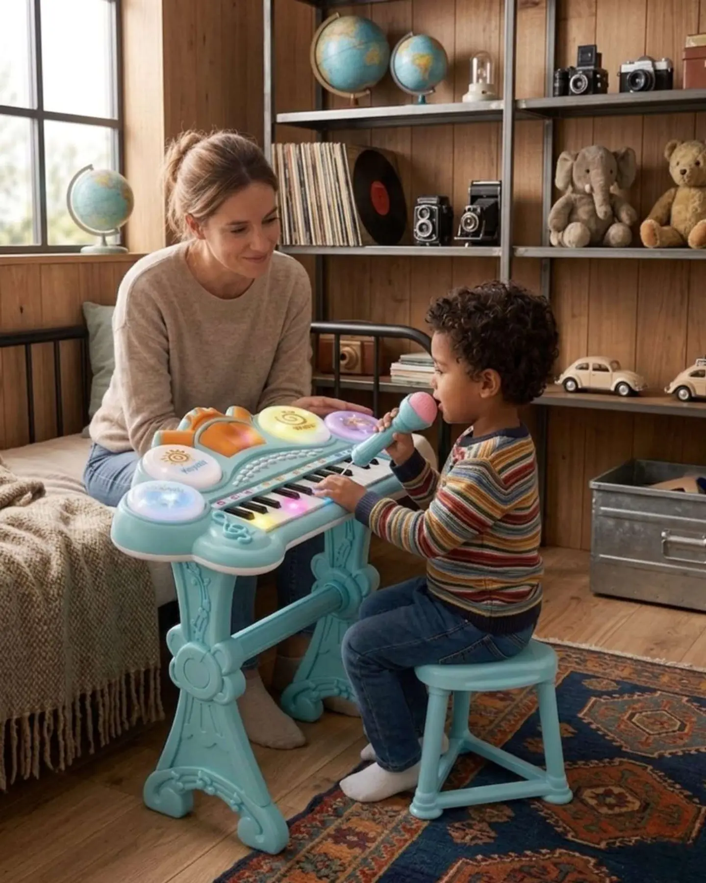 iano Musical Electrónico Diversión y Aprendizaje 3 en 1 5