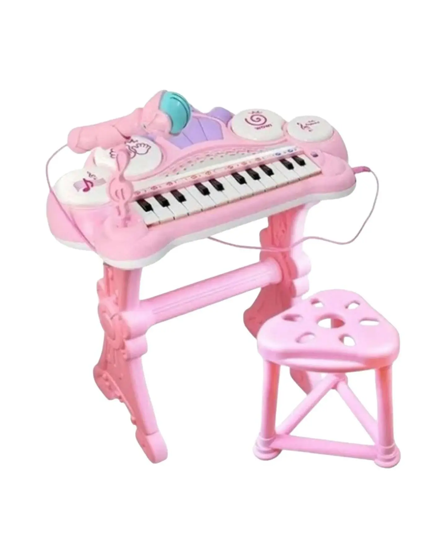 iano Musical Electrónico Diversión y Aprendizaje 3 en 1 3