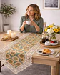 Camino de Mesa Estilo Boho Chic 40x180 cm Decoración Elegante - Miniatura 4