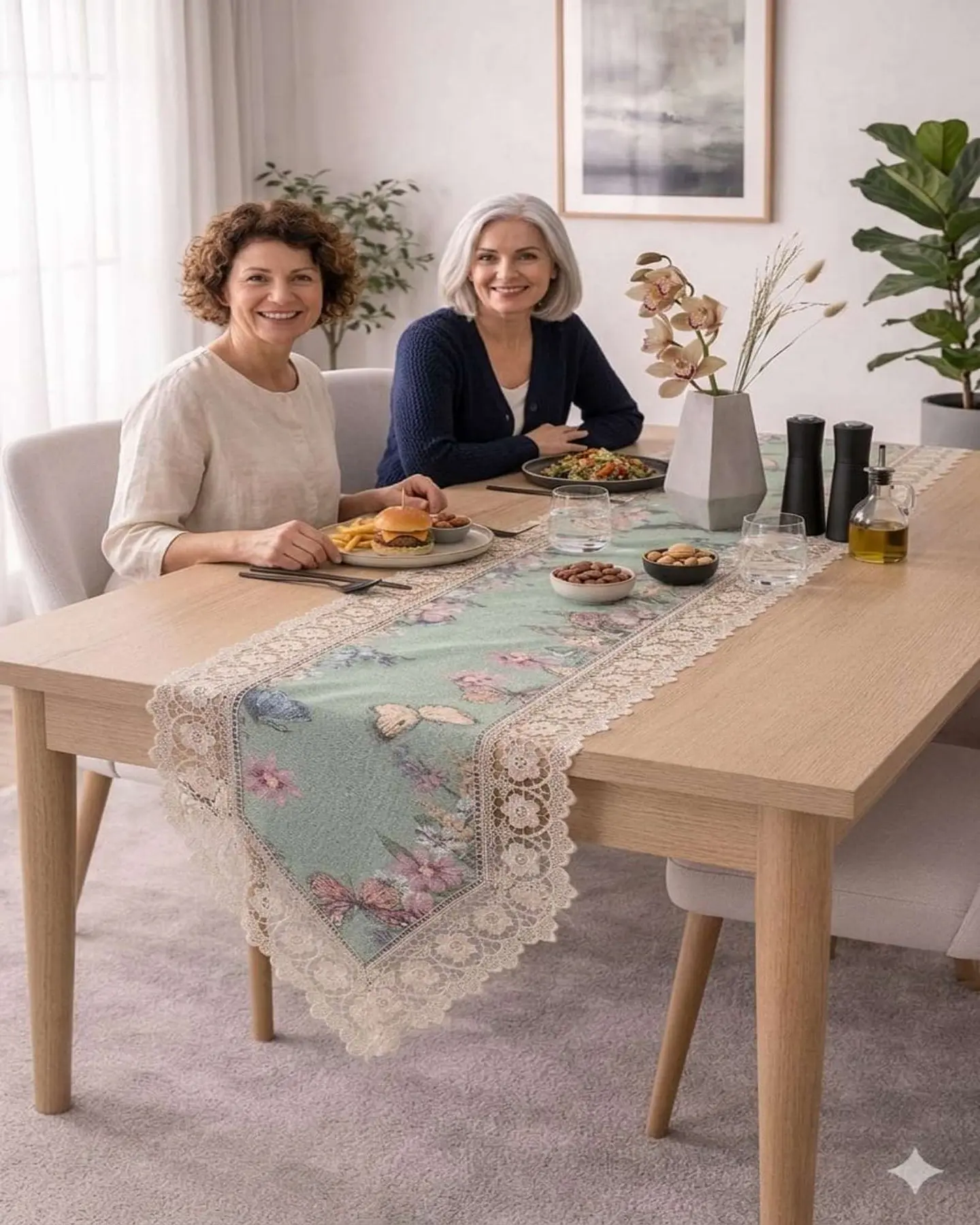 Camino de Mesa Estilo Boho Chic 40x180 cm Decoración Elegante 4