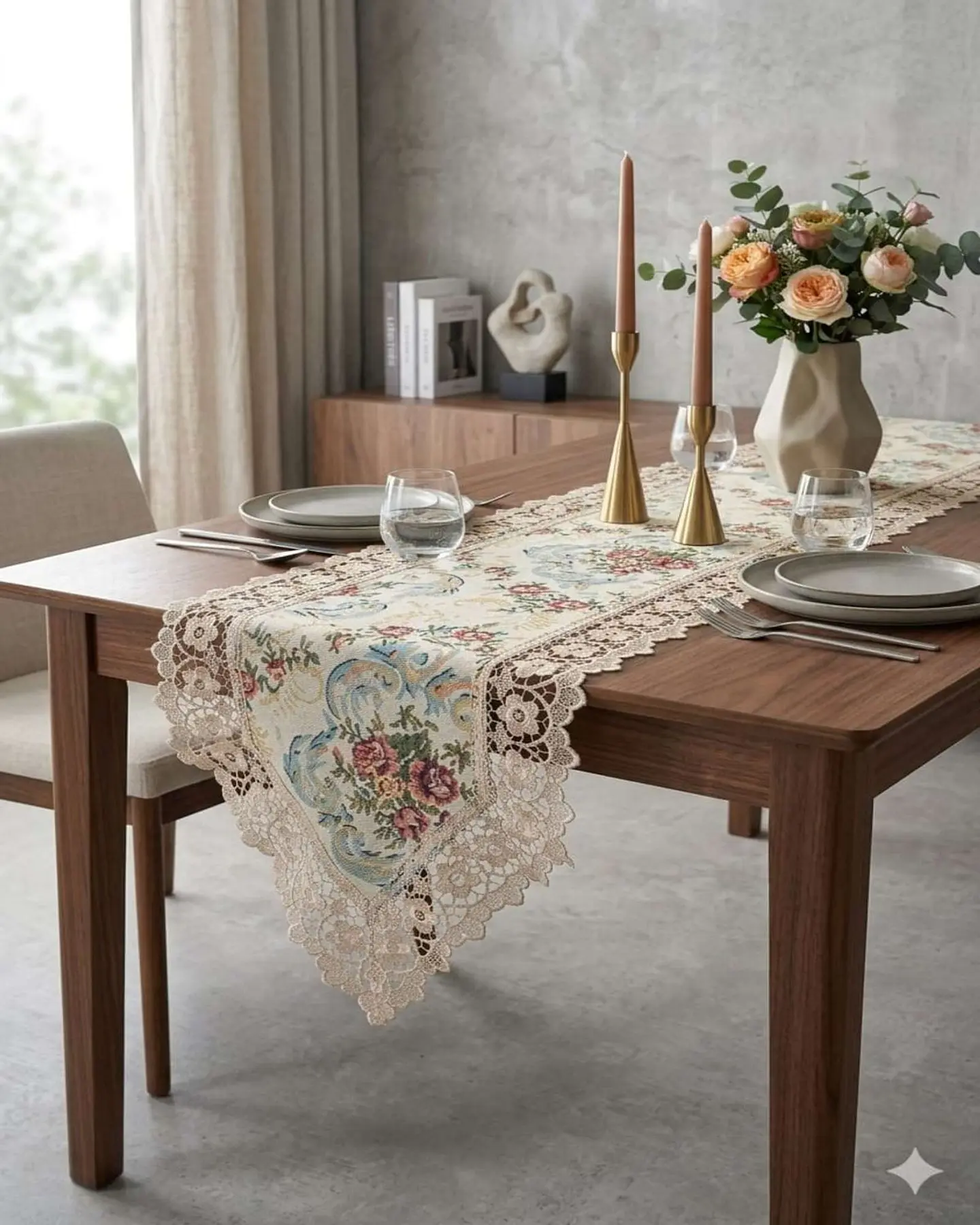 Camino de Mesa Estilo Boho Chic 40x180 cm Decoración Elegante 1