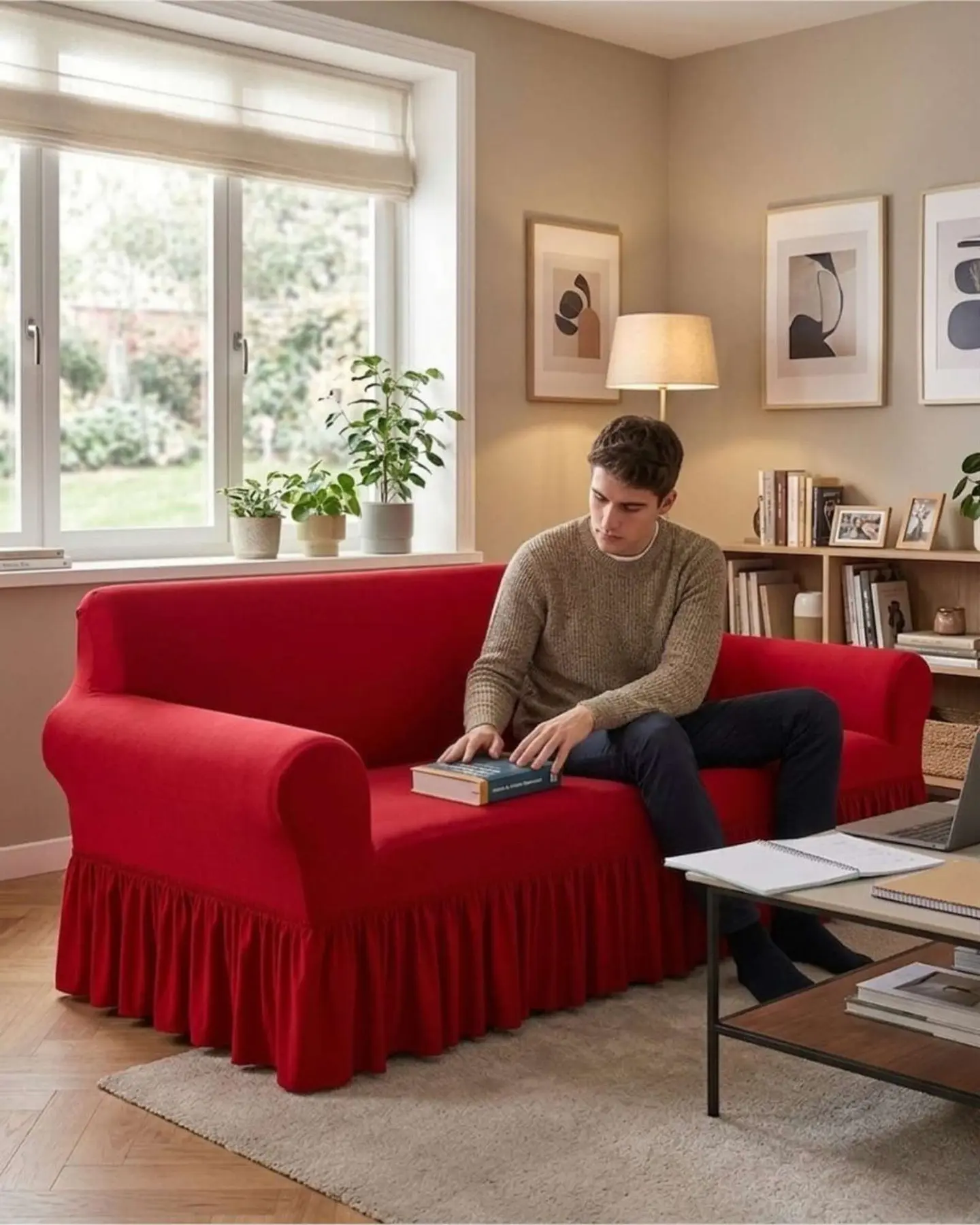 Cubre Sillon Elasticado Con farolao Premium 3 Cuerpos 5