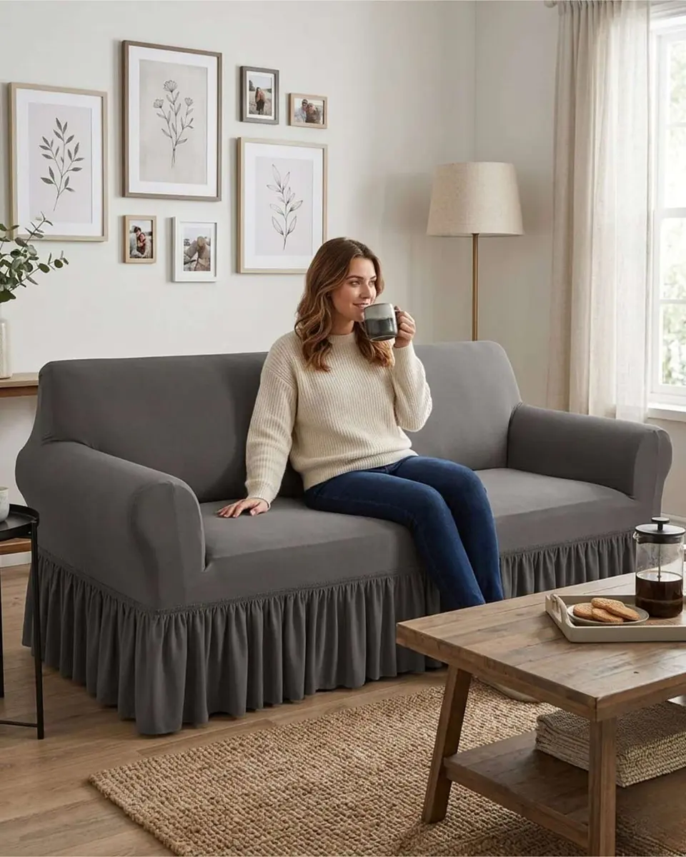 Cubre Sillon Elasticado Con farolao Premium 3 Cuerpos 2