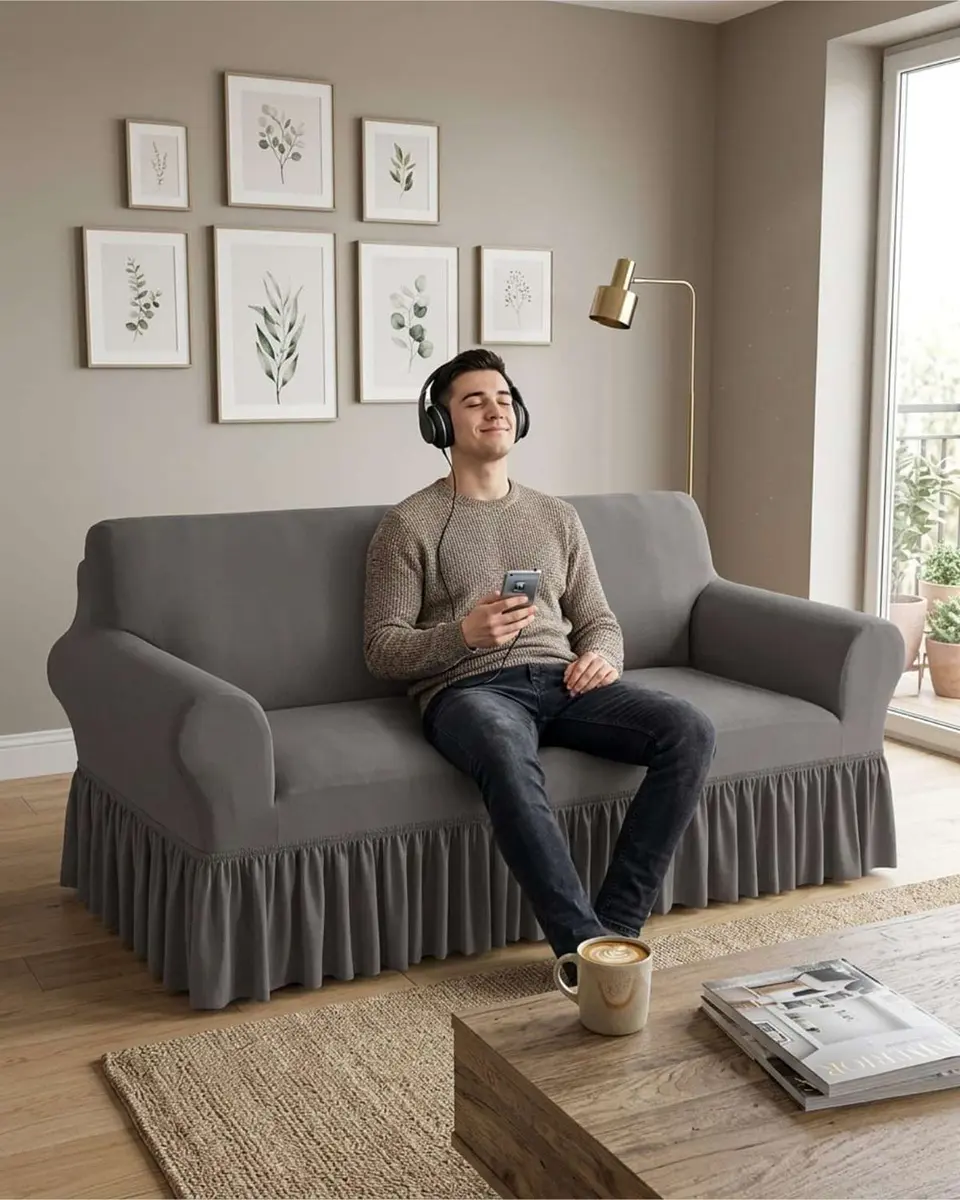 Cubre Sillon Elasticado Con farolao Premium 3 Cuerpos 5