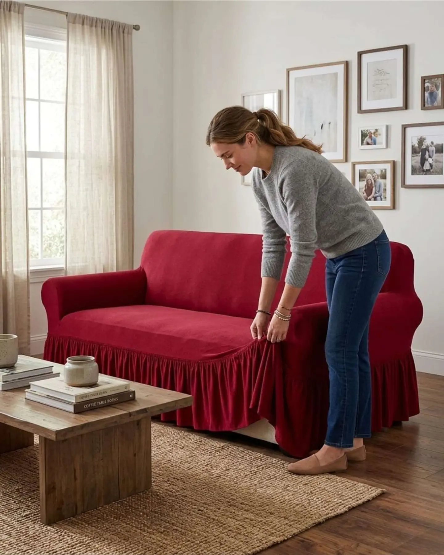 Cubre Sillon Elasticado Con farolao Premium 3 Cuerpos 3