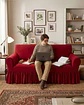 Cubre Sillon Elasticado Con farolao Premium 3 Cuerpos - Miniatura 4