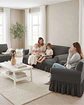 Juego de Fundas para Sillon Elasticas con Farolao 3+1+1 - Miniatura 3