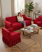 Juego de Fundas para Sillon Elasticas con Farolao 3+1+1 - Miniatura 1