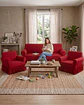 Juego de Fundas para Sillon Elasticas con Farolao 3+1+1 - Miniatura 5