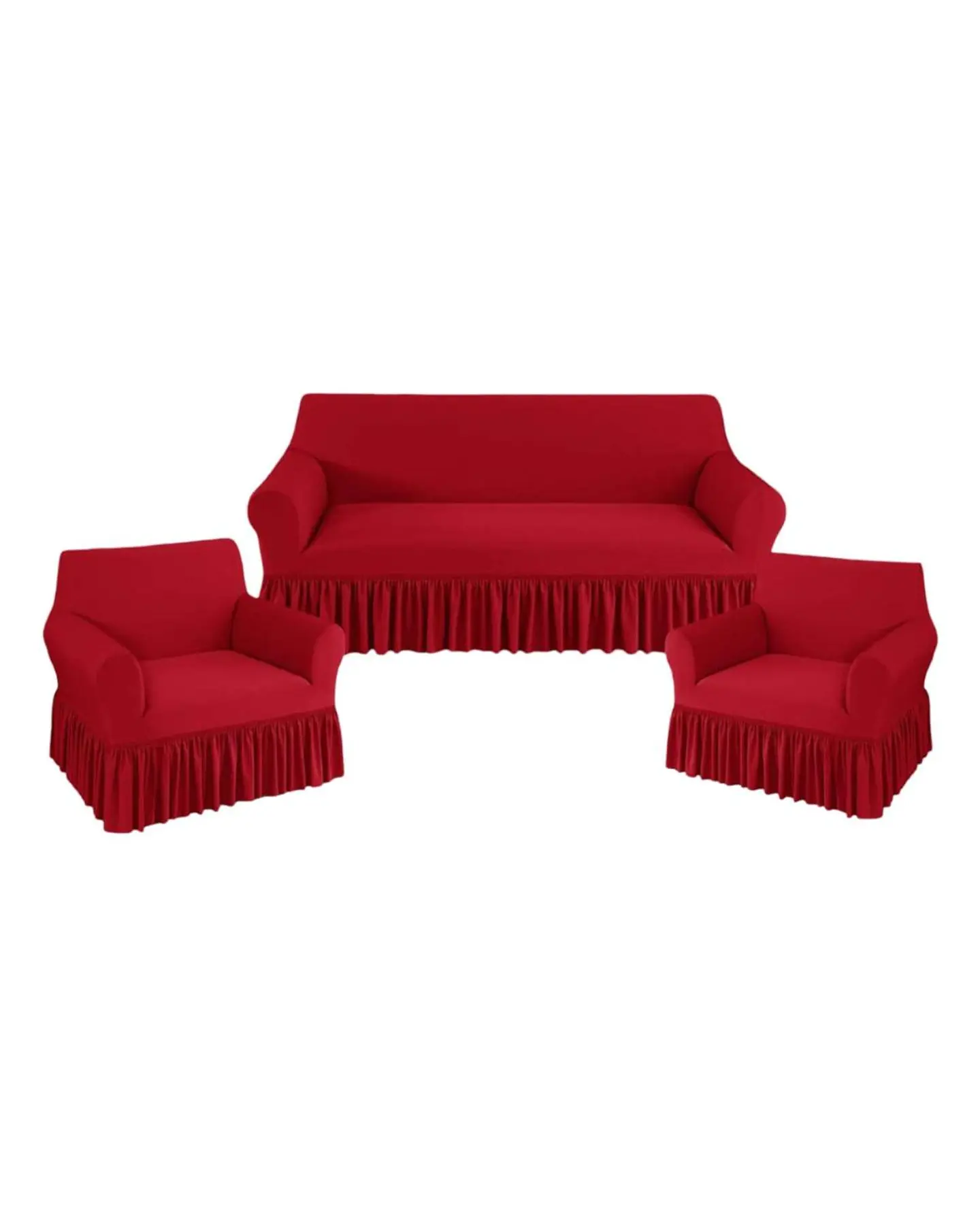 Juego de Fundas para Sillon Elasticas con Farolao 3+1+1 6