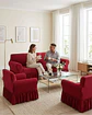 Juego de Fundas para Sillon Elasticas con Farolao 3+1+1 - Miniatura 2