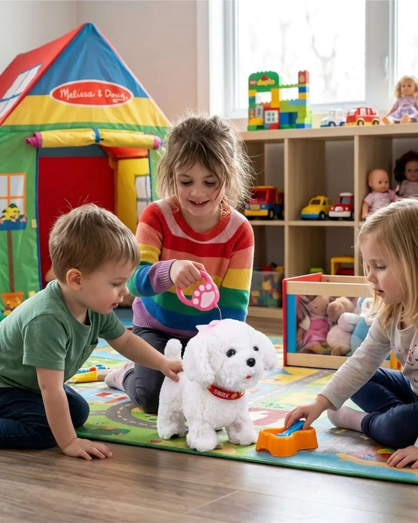 Perrito Poodle de Peluche Electrónico con Movimiento y Sonido 2