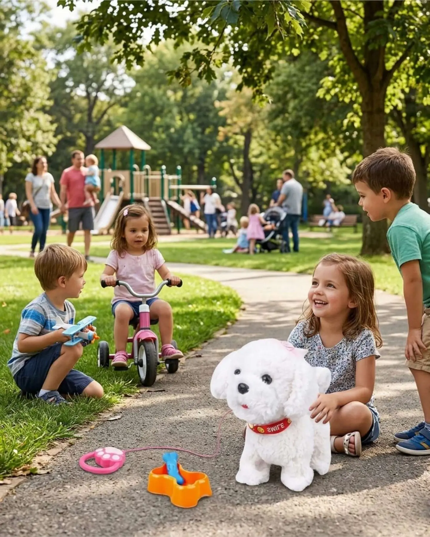 Perrito Poodle de Peluche Electrónico con Movimiento y Sonido 6