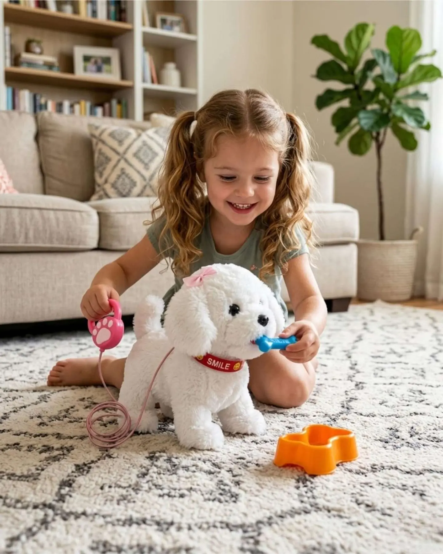 Perrito Poodle de Peluche Electrónico con Movimiento y Sonido 7