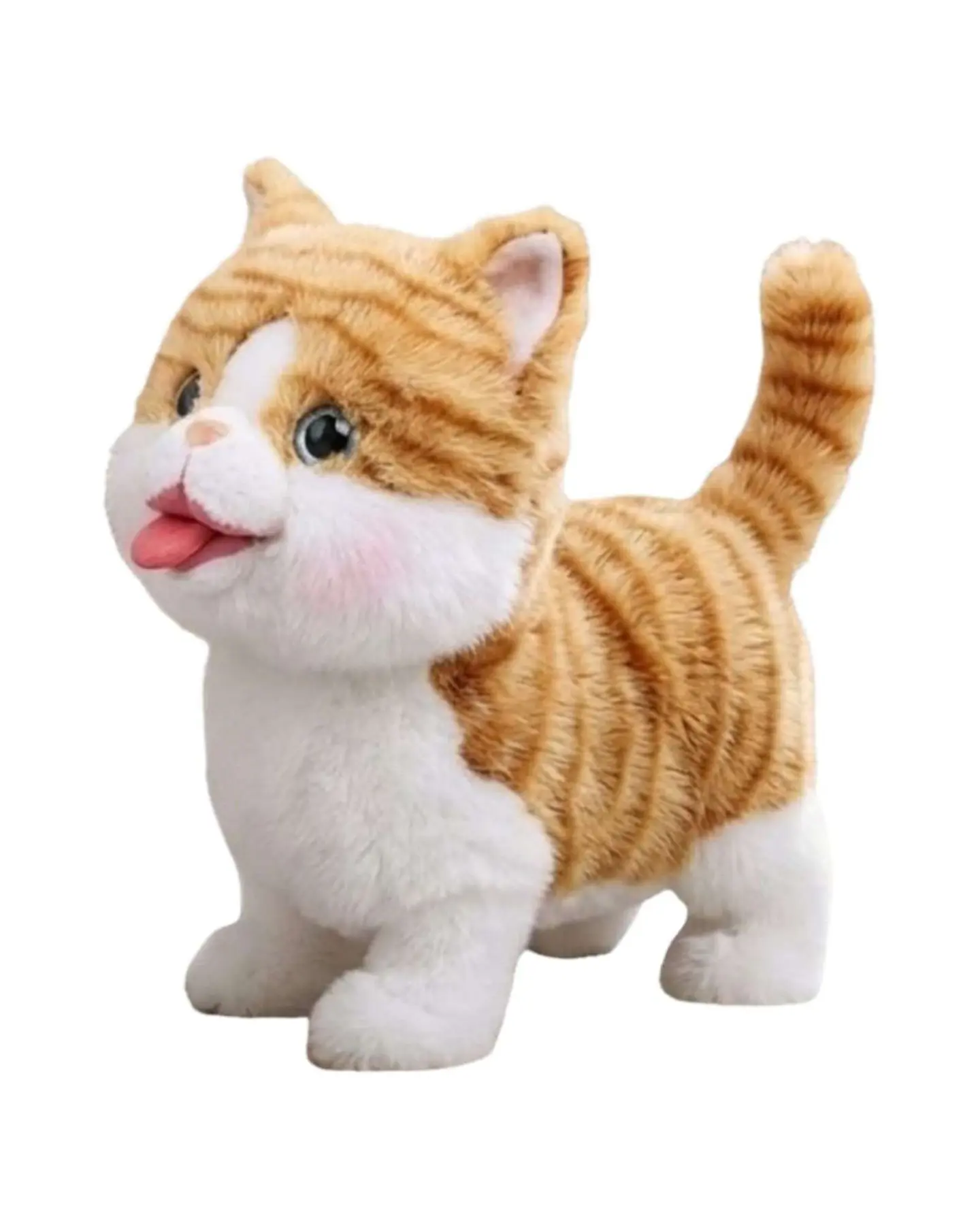 Gatito Interactivo Tierno Camina y hace  Miau Real  El Compañero Perfecto color beige 3
