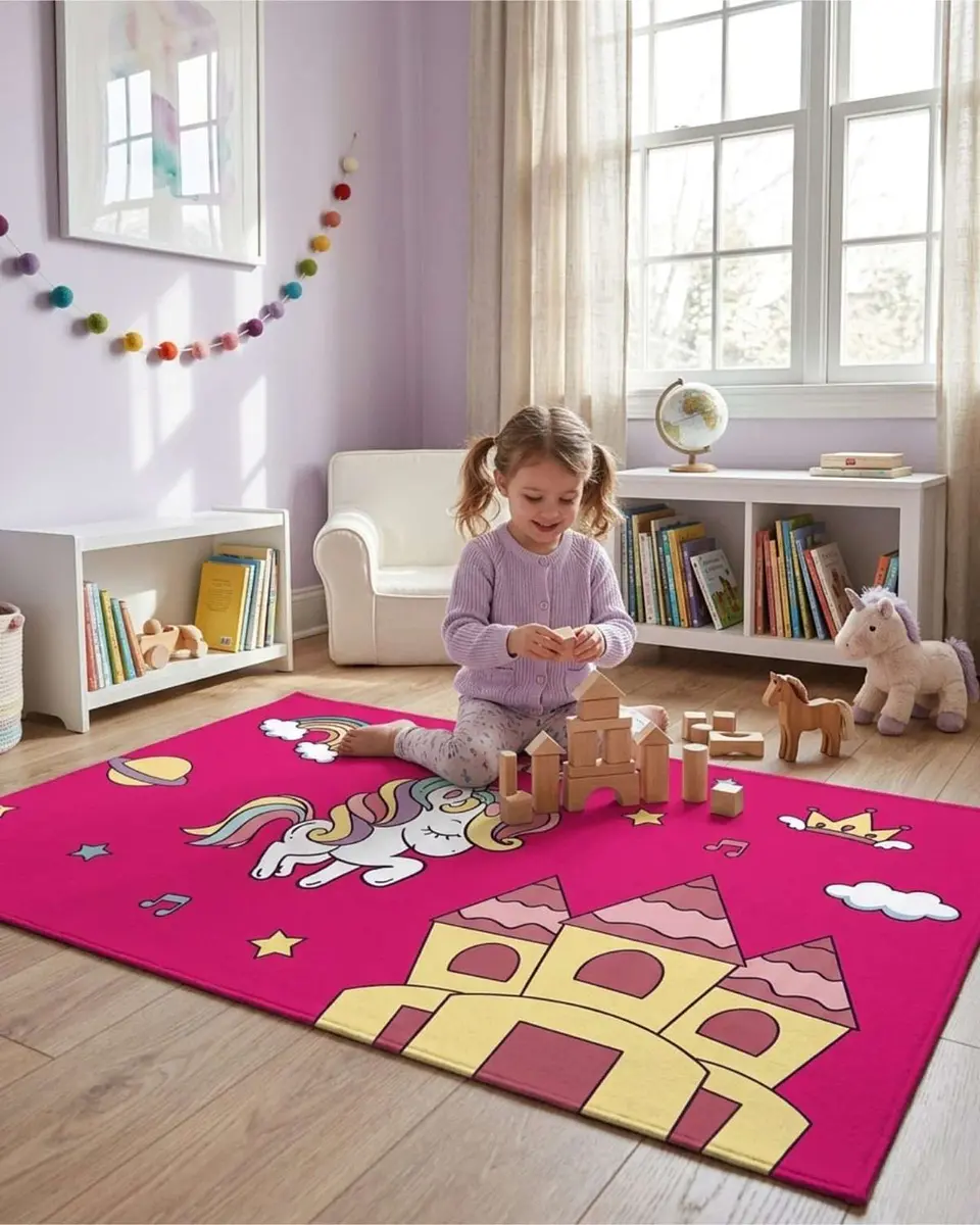 Alfombra de Juegos Infantil Practica de 120x160cm 1