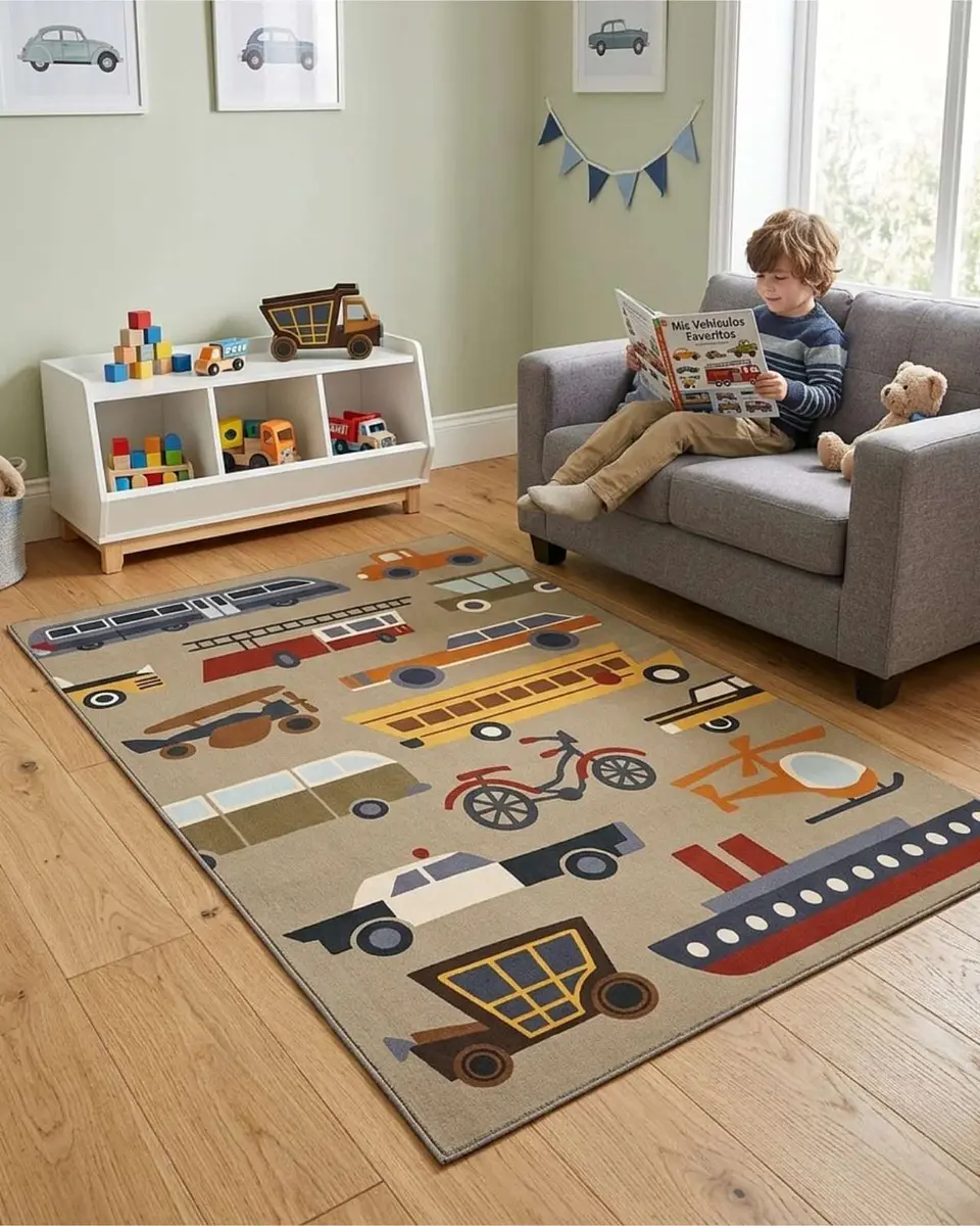 Alfombra de Juegos Infantil Practica de 120x180cm 3