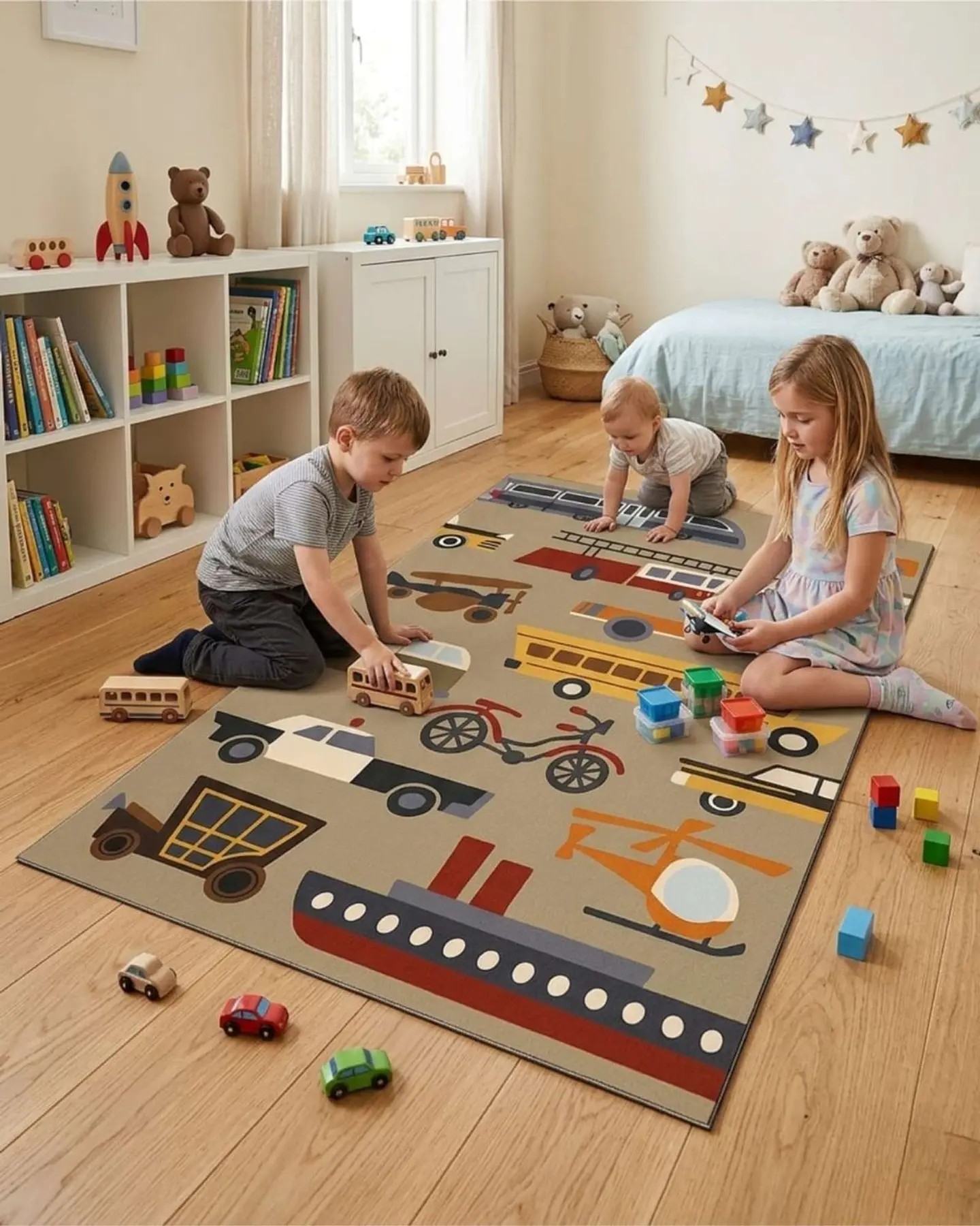 Alfombra de Juegos Infantil Practica de 120x180cm 4