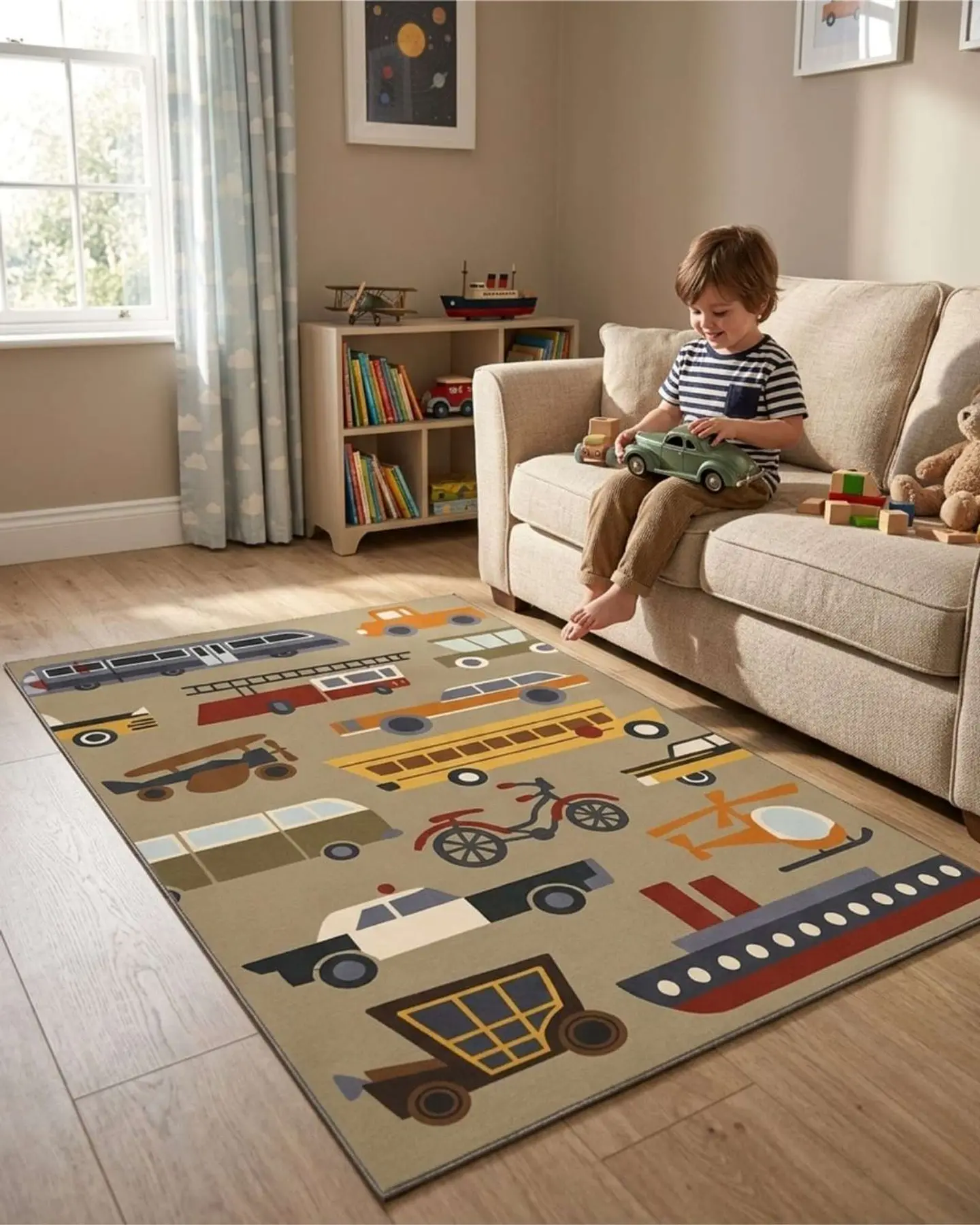 Alfombra de Juegos Infantil Practica de 120x180cm 5