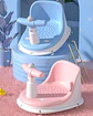 Silla De Baño Para Bebe Con Sonidos Y Manubrio Didáctico color azul - Miniatura 7