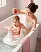 Silla De Baño Para Bebe Con Sonidos Y Manubrio Didáctico color Rosa - Miniatura 1