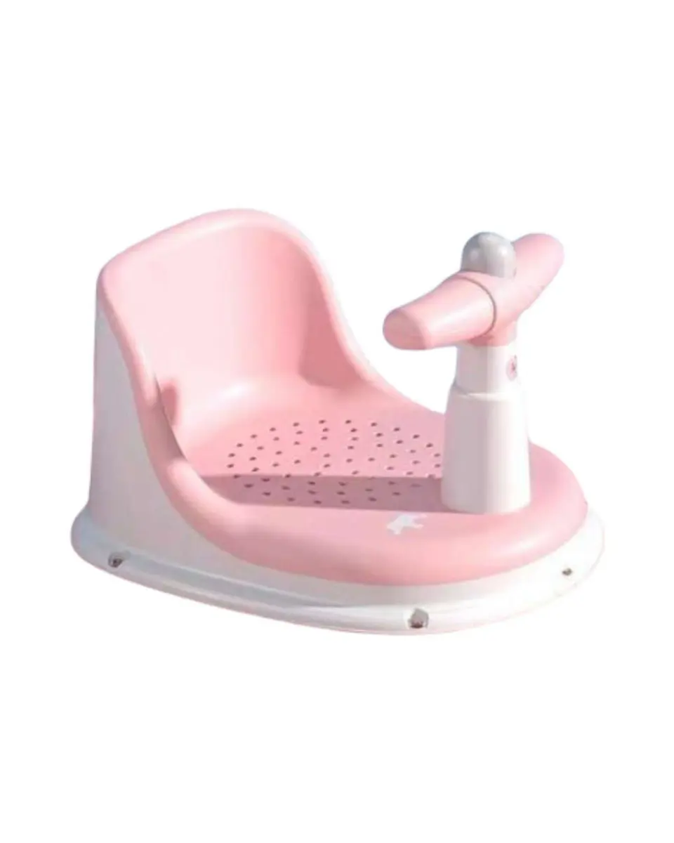 Silla De Baño Para Bebe Con Sonidos Y Manubrio Didáctico color Rosa 3