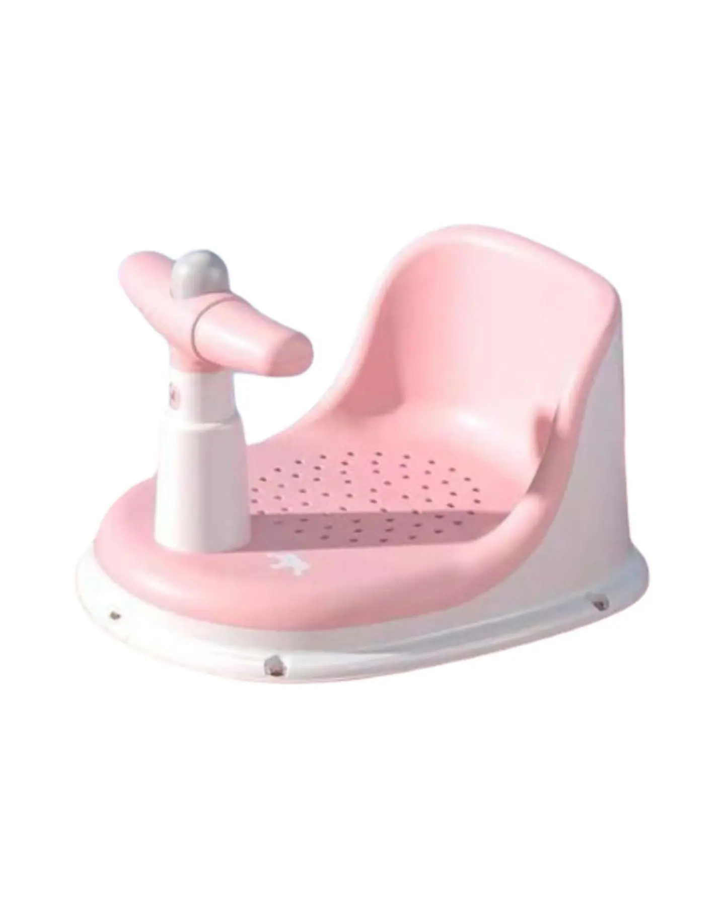 Silla De Baño Para Bebe Con Sonidos Y Manubrio Didáctico color Rosa 4