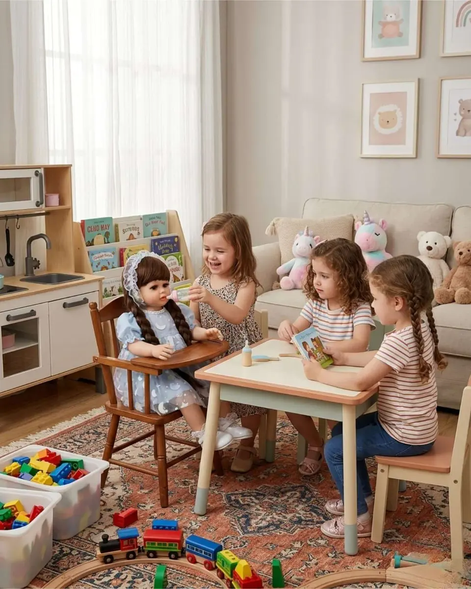 Muñeca Reborn Realista 55 cm 100% Silicona Suave + Accesorios 4